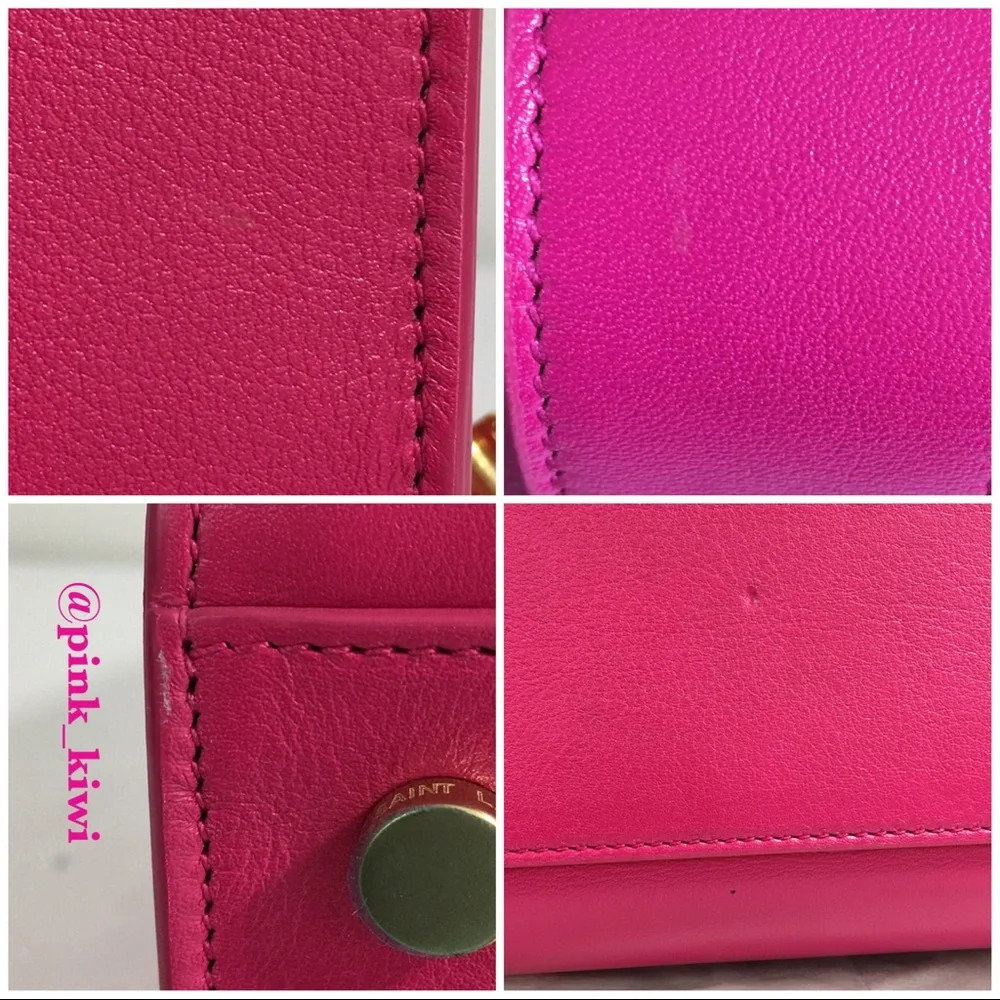 Saint Laurent Small Cabas Leather Satchel